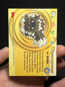 Topps Pokemon Advanced Zigzagoon #89 holo foil - Image 3