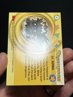 Topps Pokemon Advanced Zigzagoon #89 holo foil - Image 4