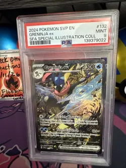 2024 POKEMON SVP PROMO SPECIAL ILLUSTRATION COLLECTION #132 GRENINJA EX PSA 9 - Image 2