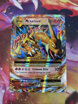 Pokemon M Charizard EX 13/108 Pokemon XY Evolutions Holo Rare Mega English NM - Image 1