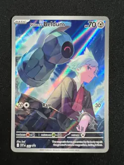 Steven's Beldum #207 - Pokemon Rival Battle Deck Promo Illustration Rare - NM - Image 1