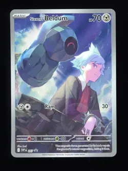 Steven's Beldum #207 - Pokemon Rival Battle Deck Promo Illustration Rare - NM - Image 3