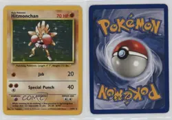 Hitmonchan Holo Pokemon Base Set #7 1999 - Image 3