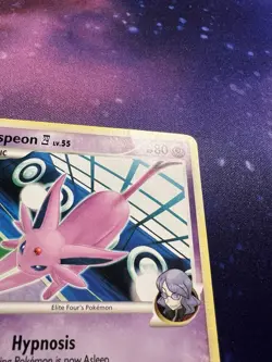Pokemon TCG 2009 - Espeon LV 55. - Rising Rivals 18/111 - Rare -Regular - MP - Image 3