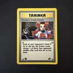 Pokemon TCG Rocket's Sneak Attack 72/82 (1st Edition / Team Rocket / 2000 / NM) - Image 1