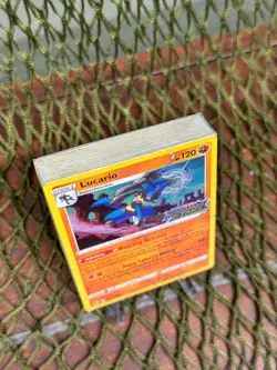 *STAMPED* Pokemon TCG: Brilliant Stars ~ LUCARIO DECK SWSH186 PROMO SEALED - Image 3