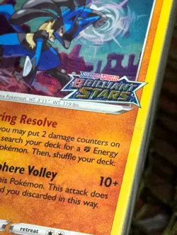 *STAMPED* Pokemon TCG: Brilliant Stars ~ LUCARIO DECK SWSH186 PROMO SEALED - Image 4