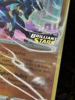 *STAMPED* Pokemon TCG: Brilliant Stars ~ LUCARIO DECK SWSH186 PROMO SEALED - Image 5