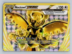 Pokemon XY Promos #XY136 Noctowl BREAK Heavily played - Image 1