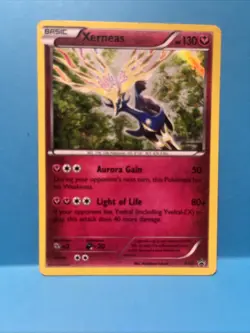 Xerneas XY31 Black Star Promo Holo Rare Pokemon TCG 2014 - LP - Image 1