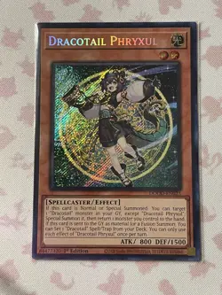 Yugioh Dracotail Phryxul DOOD-EN023 Secret Rare 1st Edition NM - Image 1