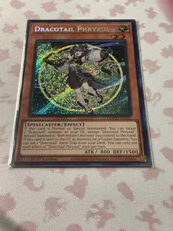 Yugioh Dracotail Phryxul DOOD-EN023 Secret Rare 1st Edition NM - Image 2