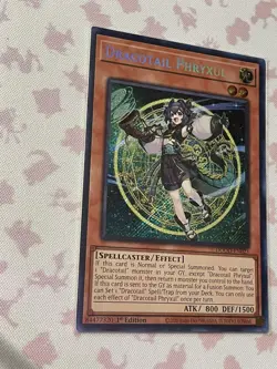 Yugioh Dracotail Phryxul DOOD-EN023 Secret Rare 1st Edition NM - Image 4