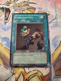 Yugioh - Confiscation MRL-038 MP Unlimited Super Rare - Image 1