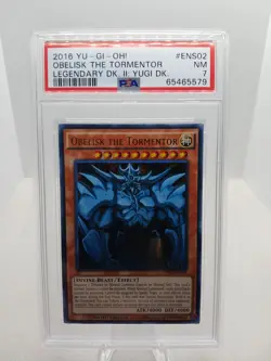 2016 YUGIOH PSA SLAB LOT X3 FOIL LEGENDARY MEGA TINS EXODIA OBELISK SLIFER - Image 3
