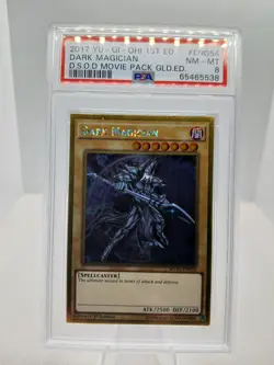 YUGIOH PSA SLAB LOT X4 FOIL 1ST DARK MAGICIAN CHOCOLATE GIRL DSOD MEGA TINS - Image 2