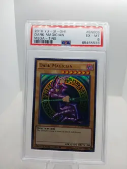 YUGIOH PSA SLAB LOT X4 FOIL 1ST DARK MAGICIAN CHOCOLATE GIRL DSOD MEGA TINS - Image 5