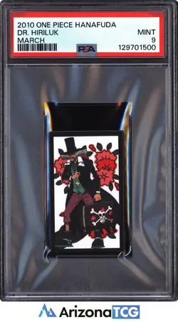 One Piece 2010 Dr. Hiriluk March One Piece Hanafuda PSA 9 - Image 1