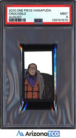 One Piece 2010 Crocodile August One Piece Hanafuda Mint PSA 9 - Image 1