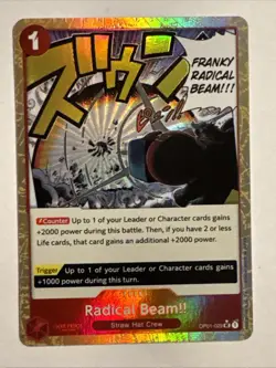 RADICAL BEAM OP01-029 ALT ART One Piece PRB01 THE BEST English - Image 2