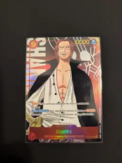Shanks OP01-120 SEC Alt Art Romance Dawn One Piece CCG - Image 1
