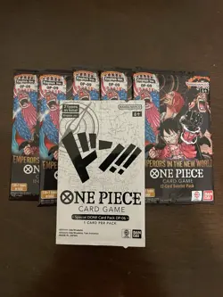 One Piece Emperors In The New World OP-09 5 Booster Packs & 1 DON Pack English - Image 1