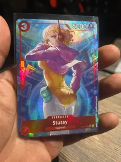 One Piece English Stussy Alt ART Parallel ST21-006 Starter Deck EX GEAR 5 NM - Image 3