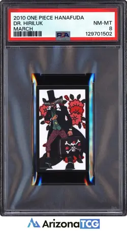 One Piece 2010 Dr. Hiriluk March One Piece Hanafuda PSA 8 - Image 1
