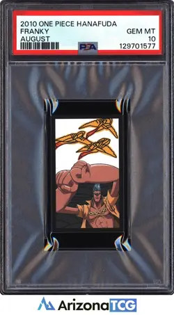 One Piece 2010 Franky August One Piece Hanafuda GEM MINT PSA 10 - Image 1