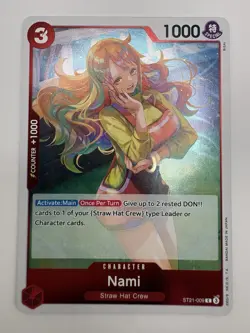 Nami ST21-009 C - One Piece OP CCG Holo Foil NM - Image 1