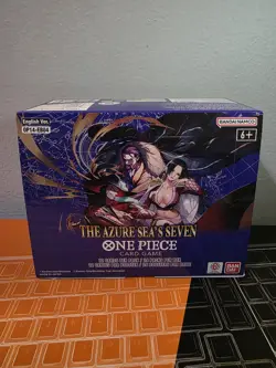 One Piece OP14 The Azure Sea's Seven Booster Box UNSEALED Double Pack Dash Promo - Image 3