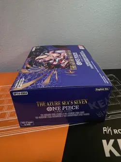 One Piece OP14 The Azure Sea's Seven Booster Box UNSEALED Double Pack Dash Promo - Image 4