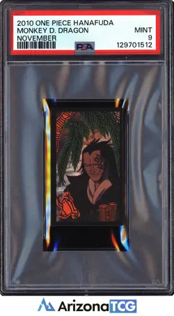 One Piece 2010 Monkey D. Dragon November One Piece Hanafuda PSA 9 - Image 1