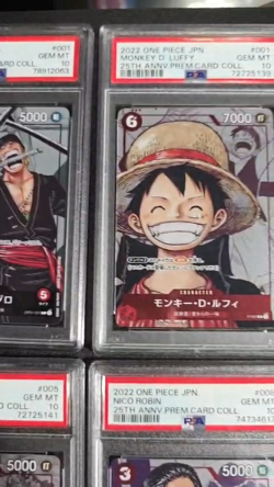 FULL SET PSA 10 One Piece Premium Collection 25th Anniversary set of 10 Japanese - Image 2