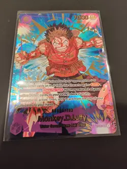 One Piece TCG Monkey.D.Luffy EB02-061 SP (PRB02) Near Mint - Image 1