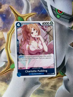 One Piece CG Charlotte Pudding OP06-047 Wings of the Captain Rare! - Image 1