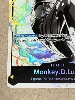 One Piece TCG Starter Deck 29: Egghead Monkey.D.Luffy Alt Art Leader ST29-001 NM - Image 4