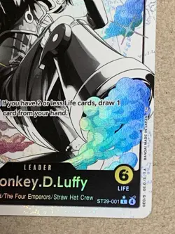 One Piece TCG Starter Deck 29: Egghead Monkey.D.Luffy Alt Art Leader ST29-001 NM - Image 5
