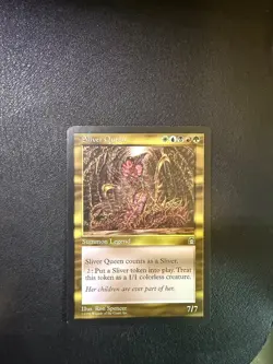 MTG STRONGHOLD 1x NM/M Sliver Queen Magic the Gathering Card Token Into Play 7/7 - Image 3