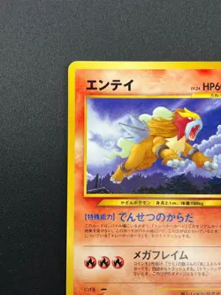 [NM] Entei Pokemon Card Japanese No.244 Neo Premium File 3 Promo 11J30 - Image 4