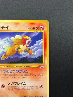 [NM] Entei Pokemon Card Japanese No.244 Neo Premium File 3 Promo 11J30 - Image 5