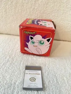 Pokemon 23k Gold Trading Card Burger King Promo JIGGLYPUFF BOX & COA ONLY! - Image 5