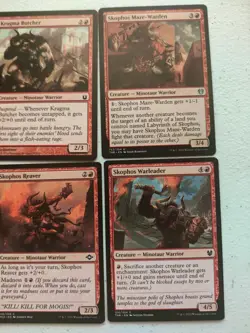 MTG Minotaur 10 Card Lot Red Theros Zendikar Magic - Image 4