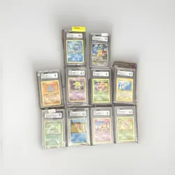 Pokemon CGC Graded Lot of 10 Slab Cards - Image 1