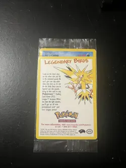 Articuno #22 Black Star Promo Rare Vintage Pokemon Card Sealed Legendary Bird - Image 1