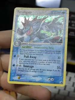 Feraligatr 4/115 EX Unseen Forces 2005 Holo Rare Pokemon Card TCG - Image 5