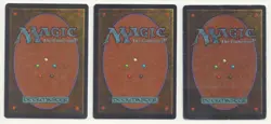 MTG REVISED: 3x NM LP & MP Ankh of Mishra Magic the Gathering Cards 2 Life /Land - Image 2