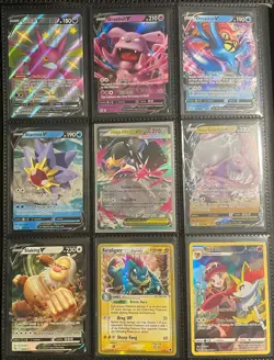Pokemon Card Binder Lot - 81 Cards | V, EX, VMAX, Full Arts, Holos | Charizard - Image 2