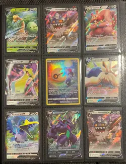 Pokemon Card Binder Lot - 81 Cards | V, EX, VMAX, Full Arts, Holos | Charizard - Image 4