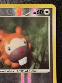 Bidoof 54/100 D&P Stormfront Pokemon Card Reverse Holo Foil Rare HP - Image 4